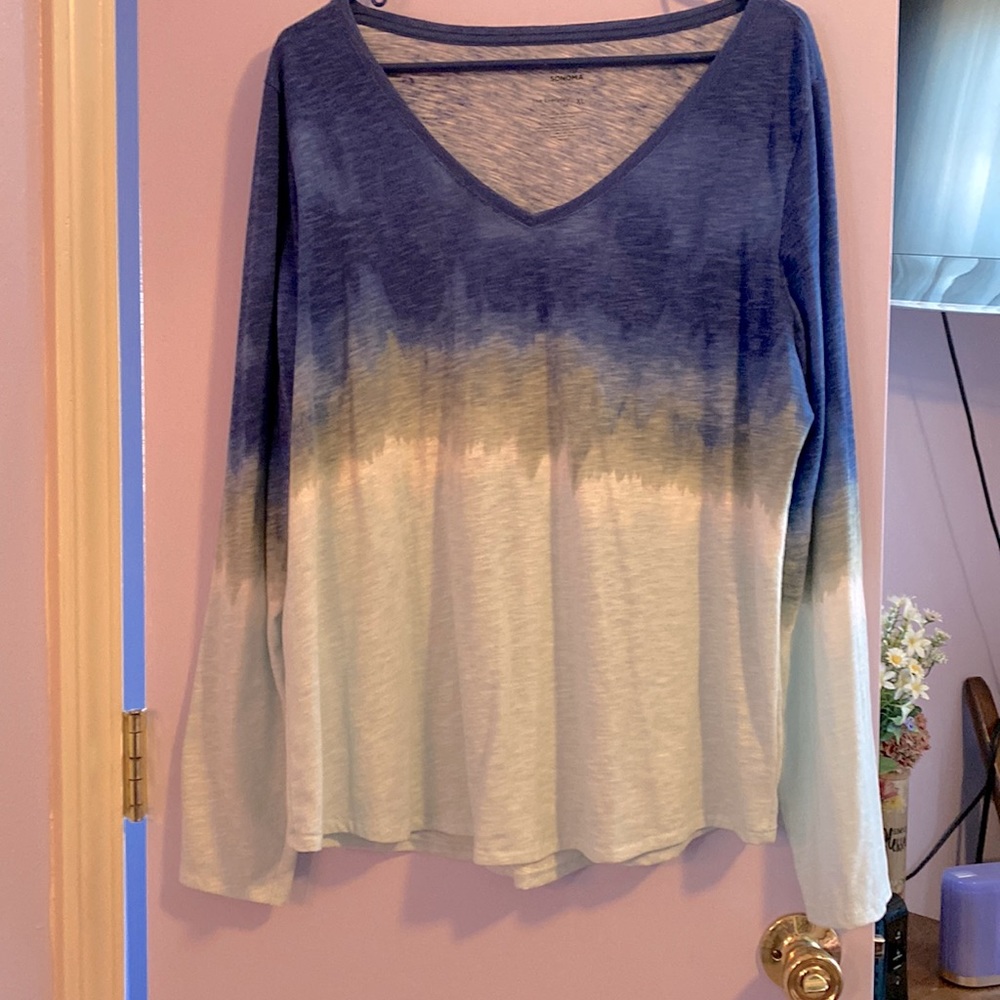 Women’s XL Sonoma tie-dye Blouse extra-large